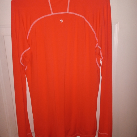 Mountain HardWear Women's Orange Long Sleeve Shirt  Medium 1/2 Zip , Like New 🧡 - Picture 7 of 13
